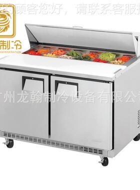 一体式箱 冷藏工作操35109台冰 美式沙拉台披萨作台 pizza prep t