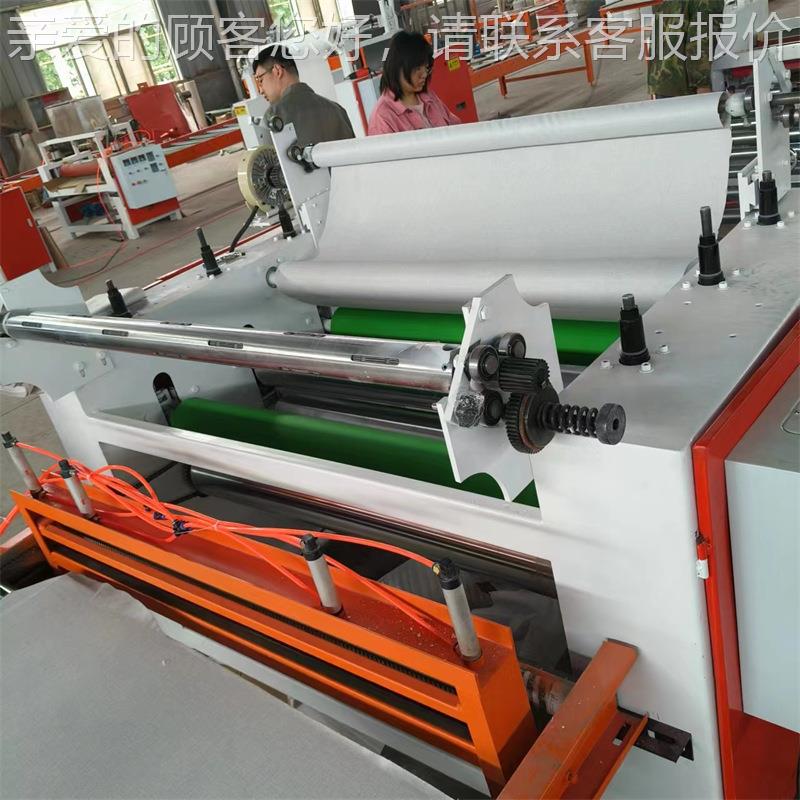 厂家定动做免漆板装饰覆膜机面自贴膜机 科定板P膜VC膜平贴机 木