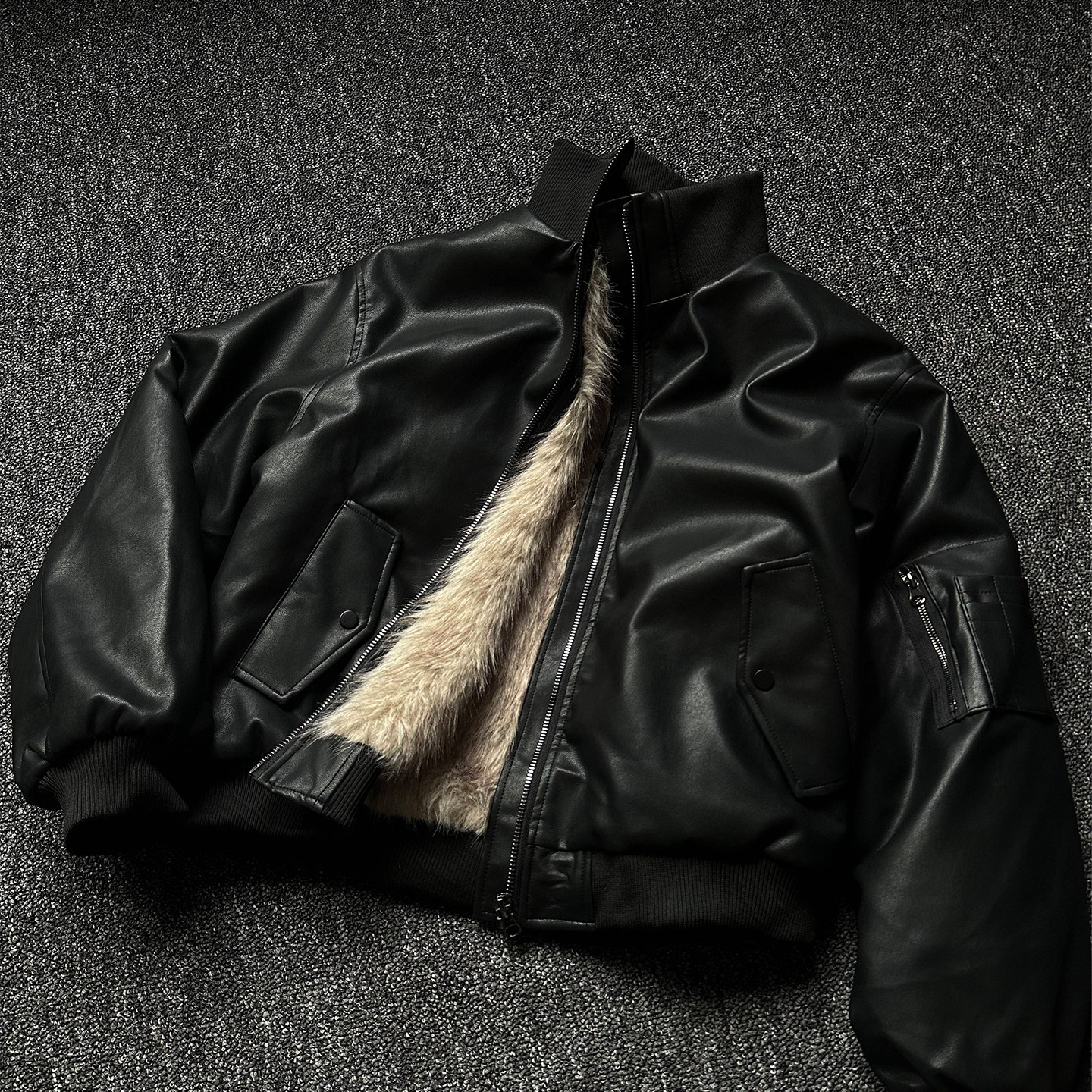 2025新款飞行员皮夹克座山雕冬季美式复古短款棉衣外套男棉服女潮,男装,棉衣,淘宝优惠券,粉丝福利购,淘宝优惠卷