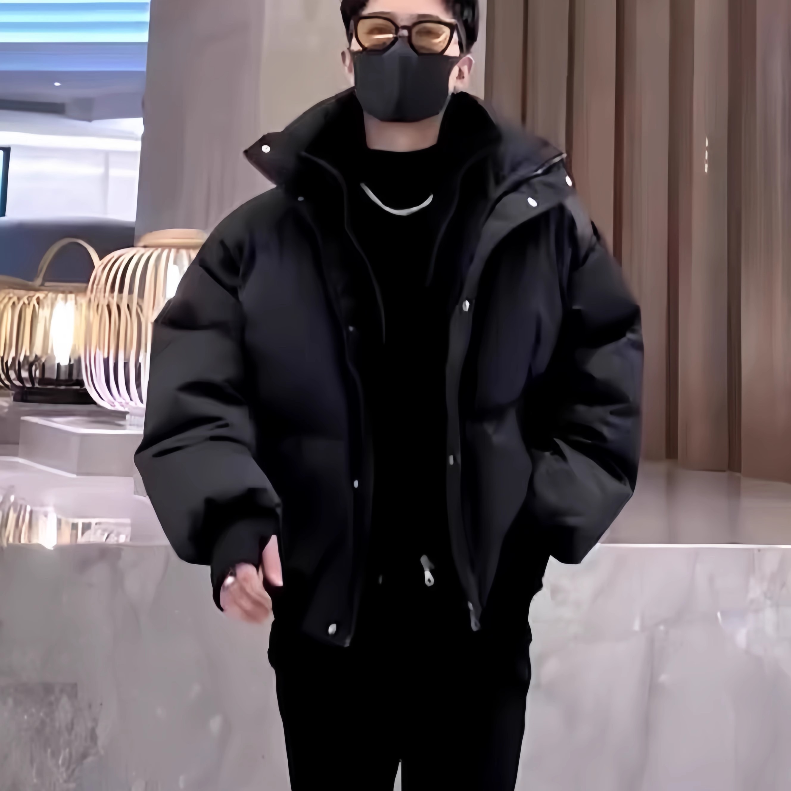 加厚冬季保暖舒适棉衣男