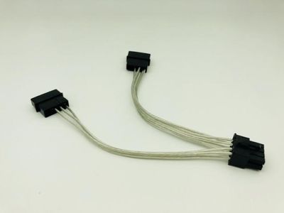 18cm 8Pin(6+2) to Dual 4Pin Graphics Card Power Cable 4PIN t