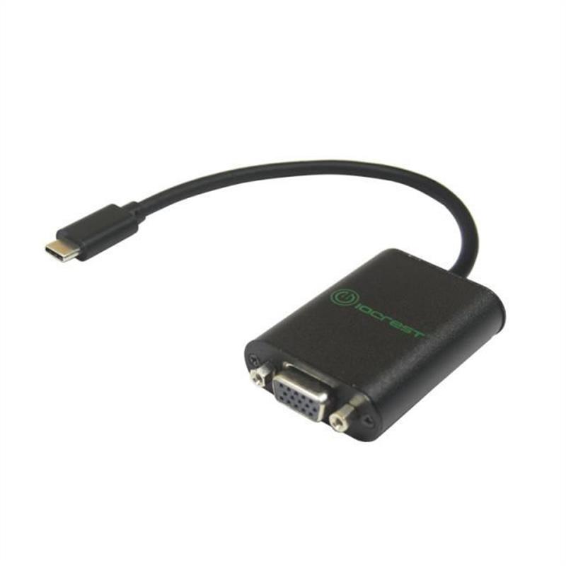 USB 3.1 Type-C to VGA Adapter DP Alt Mode 1080P Aluminium Ca