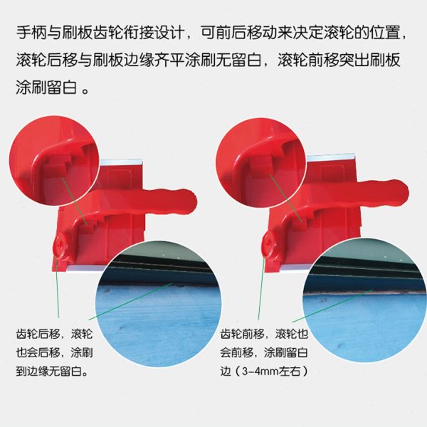 油漆涂色修边器乳胶漆神器内墙涂料器角收刷阴刷角多功能工具边分
