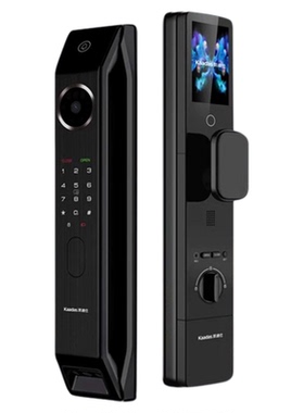 双摄 凯迪仕智能锁金刚系列人脸3D识别猫眼指纹密码锁家用电子锁