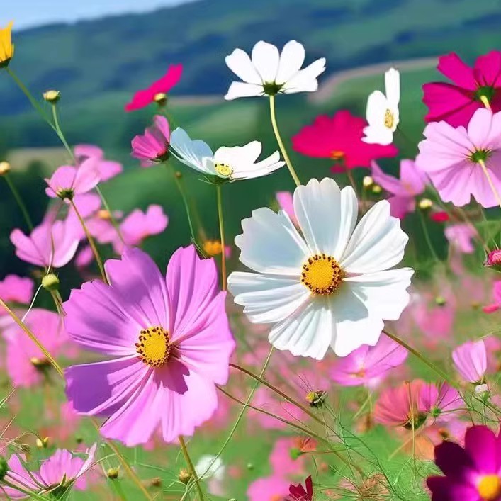 波斯菊花种子格桑籽七彩四