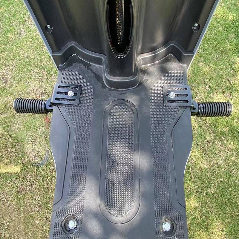 深远009电动车前脚踏板加装改装前脚踏通用国标可折叠前踏板加宽