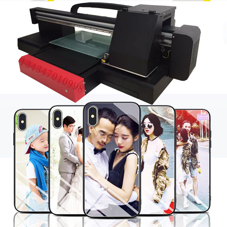 供应6040彩白光油A2工业平板打印机个性礼品充电宝手机壳uv打印机