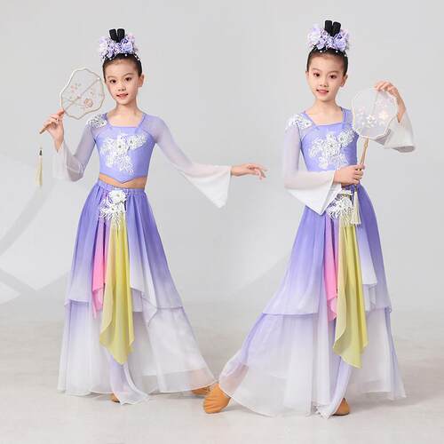 儿童古典舞演出服艺考服飘逸仙气