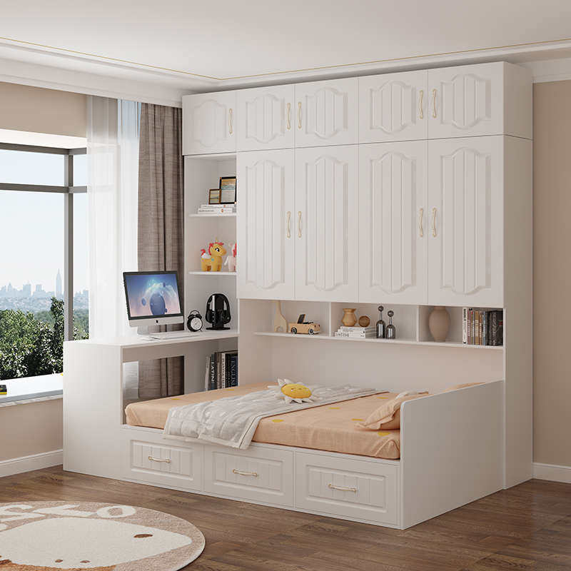 榻榻米衣柜床一体小户型组合床家用多功能储物床可定制实木儿童床,住宅家具,衣柜床,淘宝优惠券,粉丝福利购,淘宝优惠卷