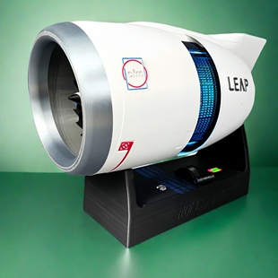 新款涡扇涡喷发动机航发拼装模型3D打印立体拼图飞机迷你引擎玩具