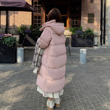 现货！粉色长款过膝90绒羽绒服150A-8805-P300-K428，女装羽绒服，浙宝007A（原150A)