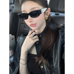 chicbyrr 廓形皮衣外套女 du家重工进口绵羊皮真皮短款