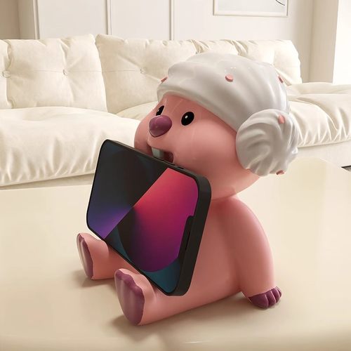 露比手机支架桌面摆件可爱装饰品