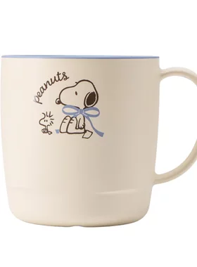 日本采购正品 snoopy史努比 耐热树脂水杯咖啡杯茶杯 微波炉可用