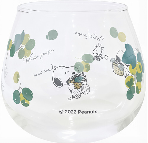 日本代购日本正品史努比查理复古摇曳玻璃杯250ml生日礼物