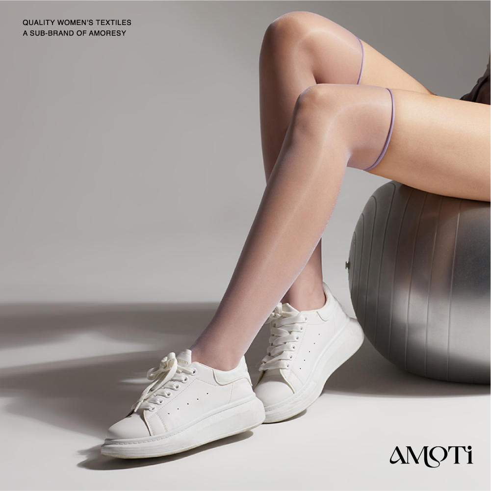 AMOTi中筒袜氨纶彩色中高筒袜
