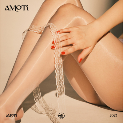 AMOTi性感极光美腿连体薄款丝袜