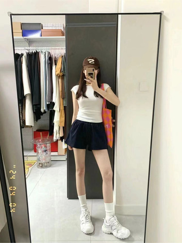 夏装搭配一整套可盐可甜韩系辣妹御姐炸街时尚上衣短裤两件套装女