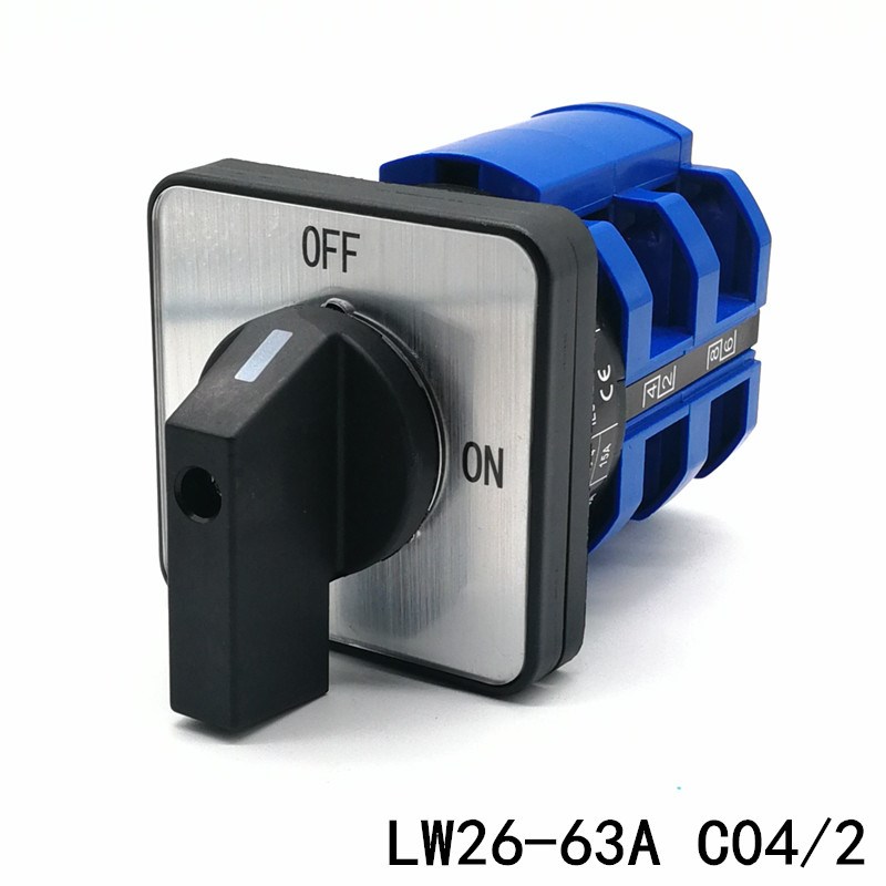 LW26-63A C04/2万能转换开关 LW28电源通断 两档两节四线切断0F0N