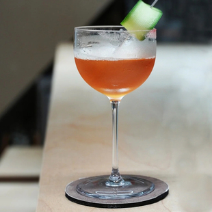 特调拿铁咖啡杯 尼克诺拉高脚杯酒吧调酒鸡尾酒杯子马天尼杯 日式