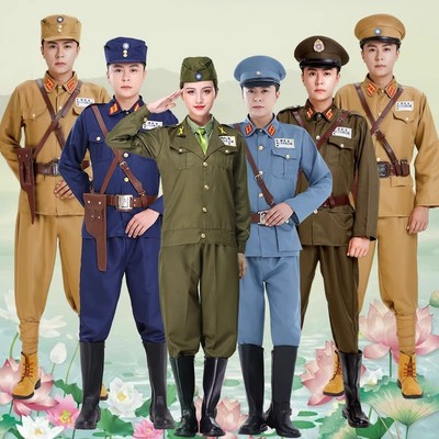 军装鬼子服国军学生表演服装租赁
