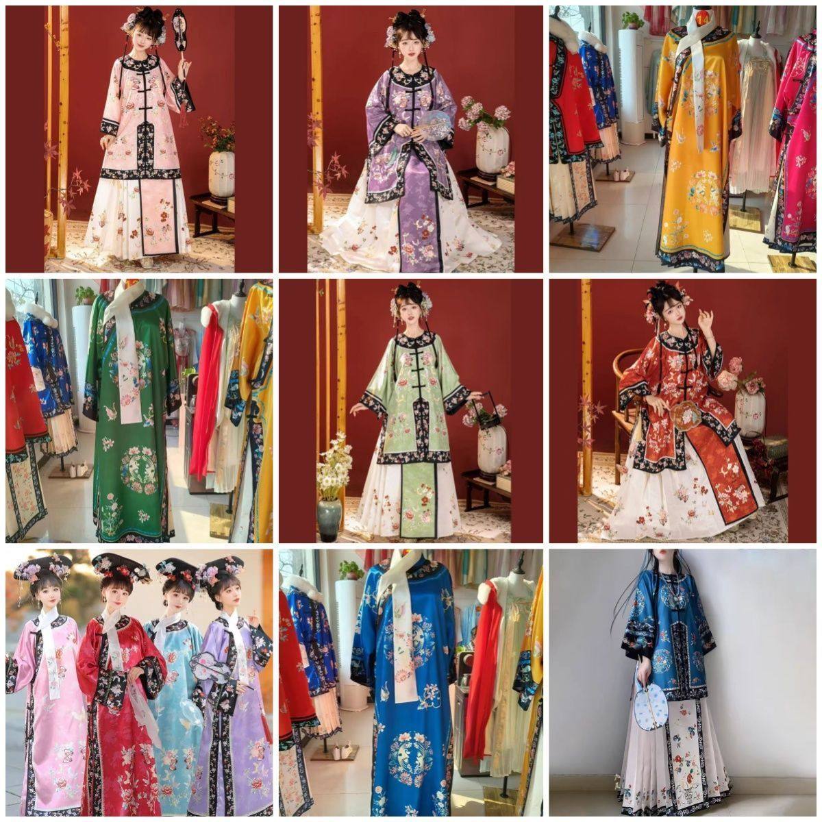 出租清朝格格服宫廷古装迎宾演出