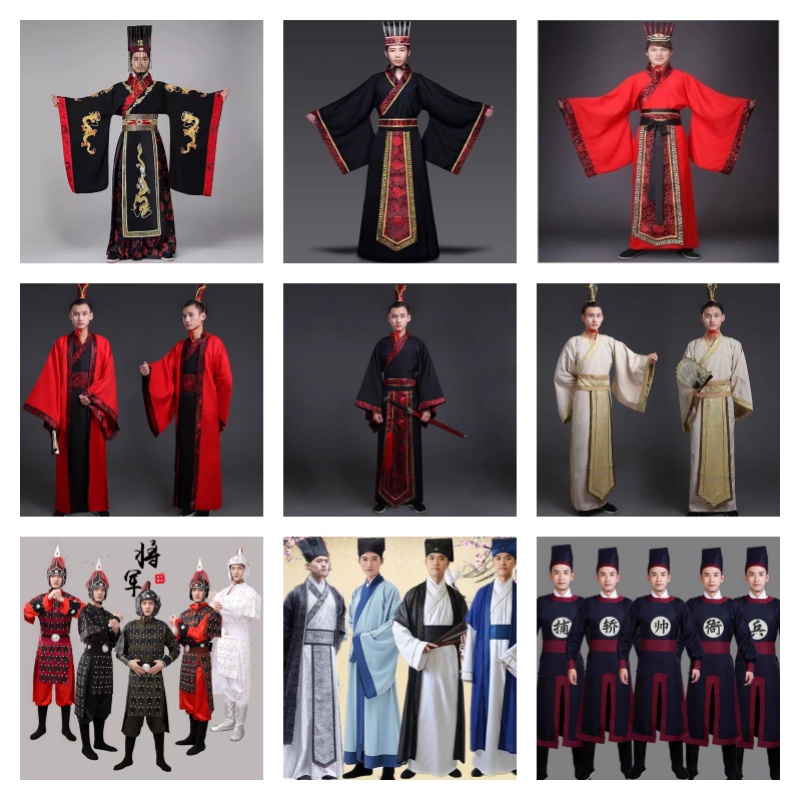 出租赵王秦王廉顾战士汉服套装