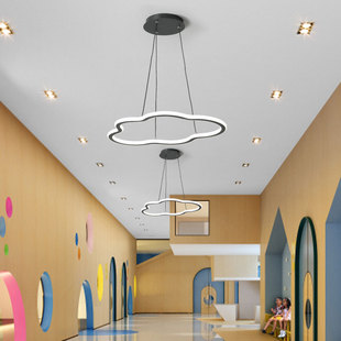 简约led吊灯办公室工作室休闲区洽谈室商场收银台服装店幼儿园灯