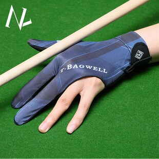 中八台球手套三指职业专用冰丝左右手G桌球男士女生的全指大拇款