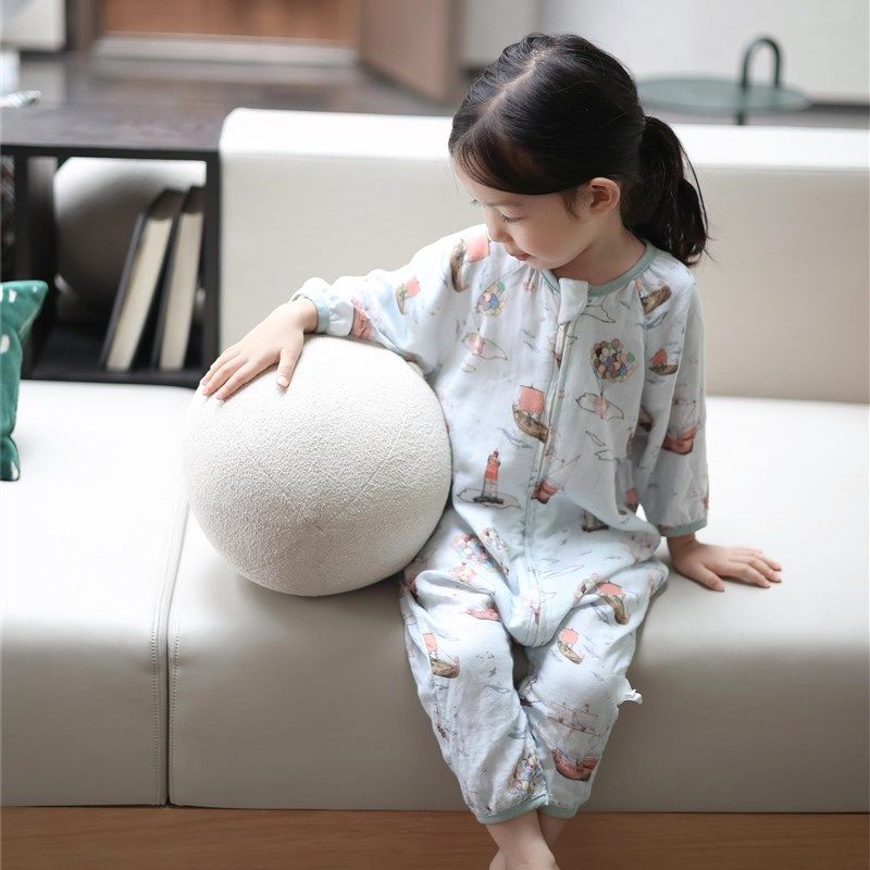 新款婴幼儿短袖夏季薄款睡袋竹纤维宝宝一体式分腿女童男童睡衣,婴童用品,睡袋/防踢被,淘宝优惠券,粉丝福利购,淘宝优惠卷