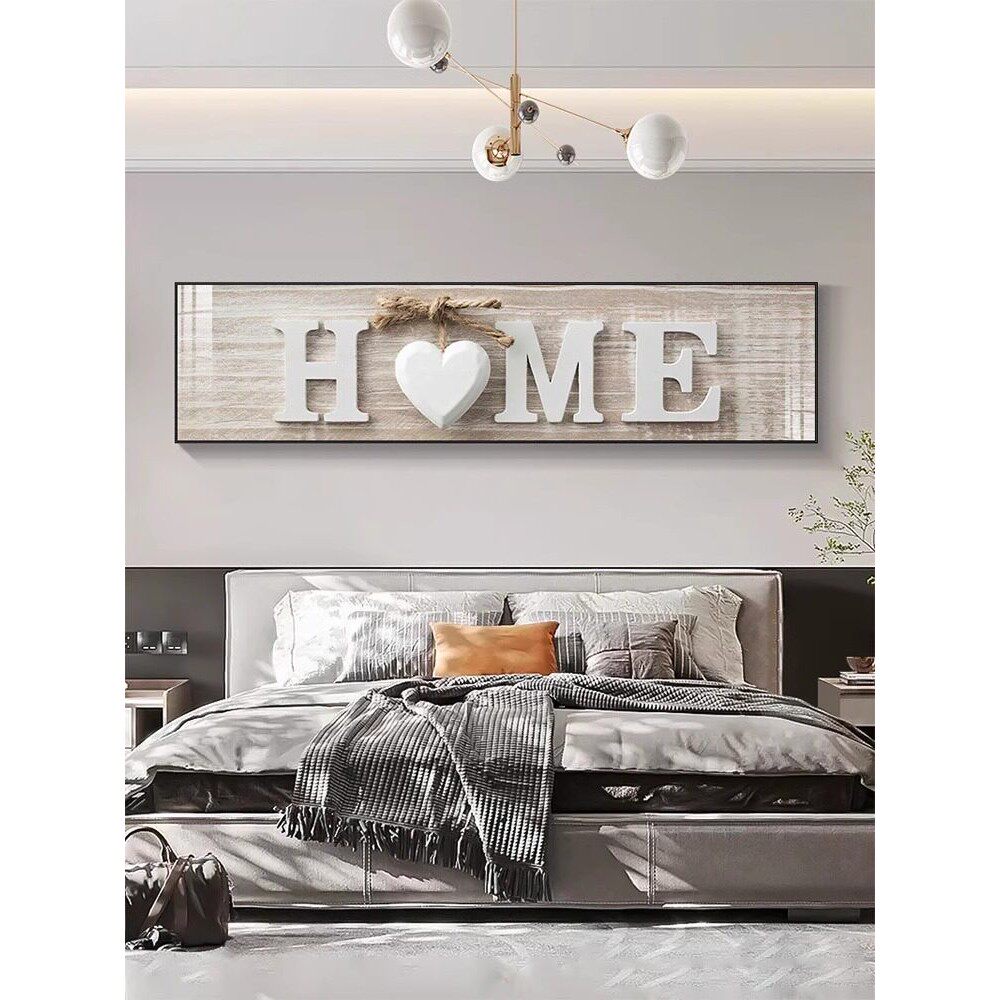 美好时光卧室装饰画现代主卧房间床头挂画酒店宾馆高级感温馨壁画