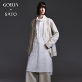 歌莉娅新品 SATO联名系列 宽松X型外套1E9L6E4T0