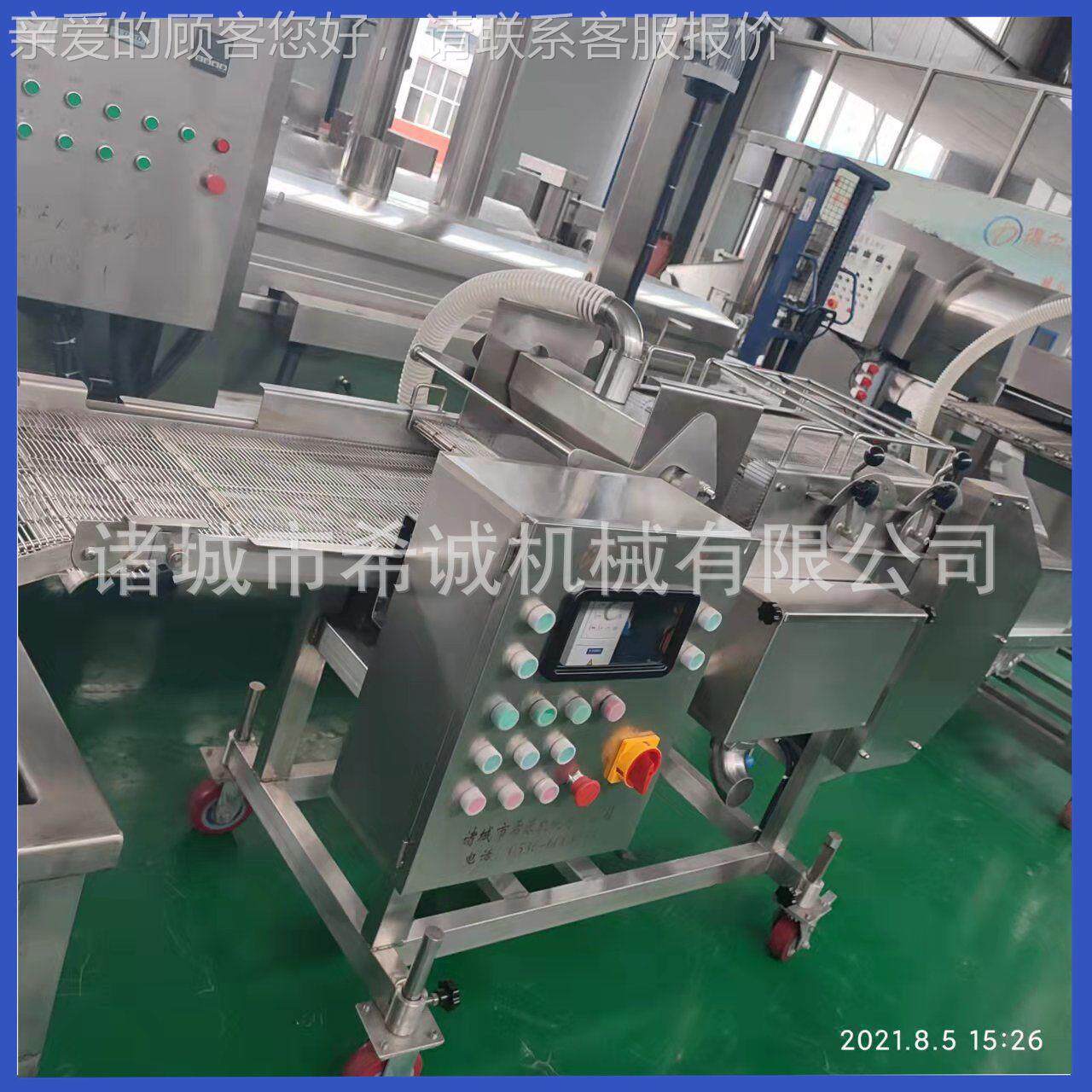 米果上浆xc-600设 备全麻自动麻果花裹巧克机力浆 瀑布式巧克力涂