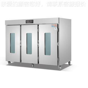 温热风循环餐具消EUC毒柜商用100L双门碗立式 2高不锈钢餐厅保洁筷