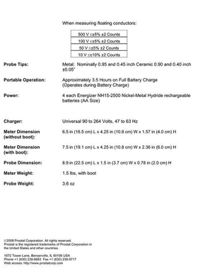 袖珍型OS测试仪T80美国原装CVM手持静接触式7电压进口PRTA默认项
