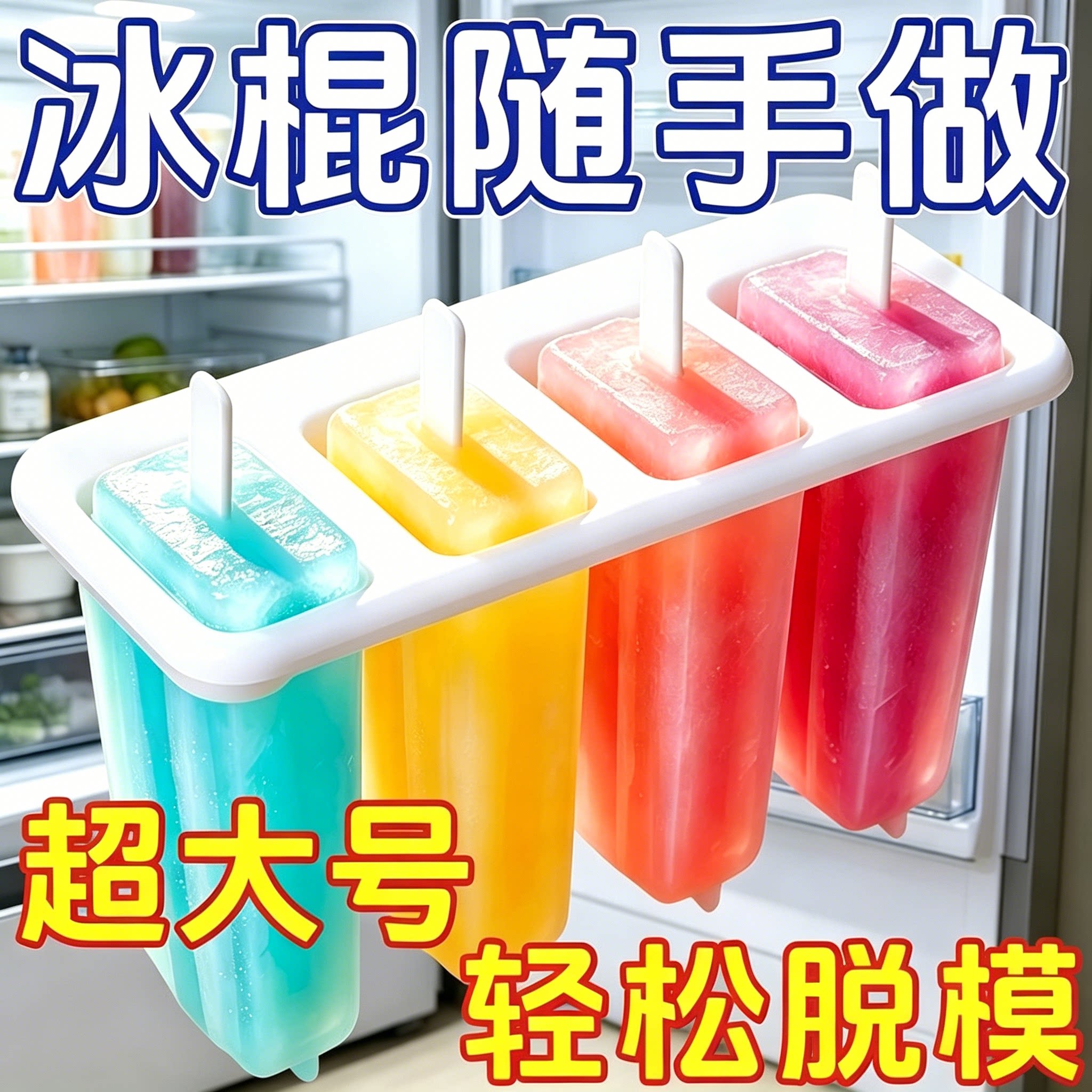 雪糕冰淇淋模具家用自制做老冰棍的冰激凌模型儿童冷冻专用奶酪棒