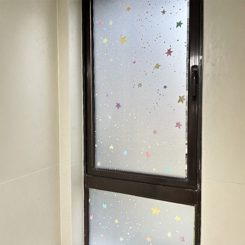 装万家厕所卫生间窗户玻璃贴纸