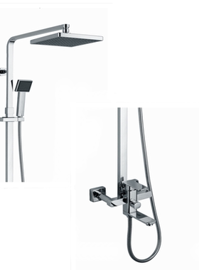 埃美柯YG282F全铜淋浴花洒套装冷热水洗澡龙头大花洒淋浴器套