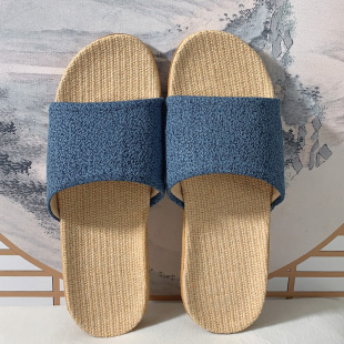 2026新款亚麻拖鞋女夏天居家用情侣室内软底防滑软底家居凉拖鞋男