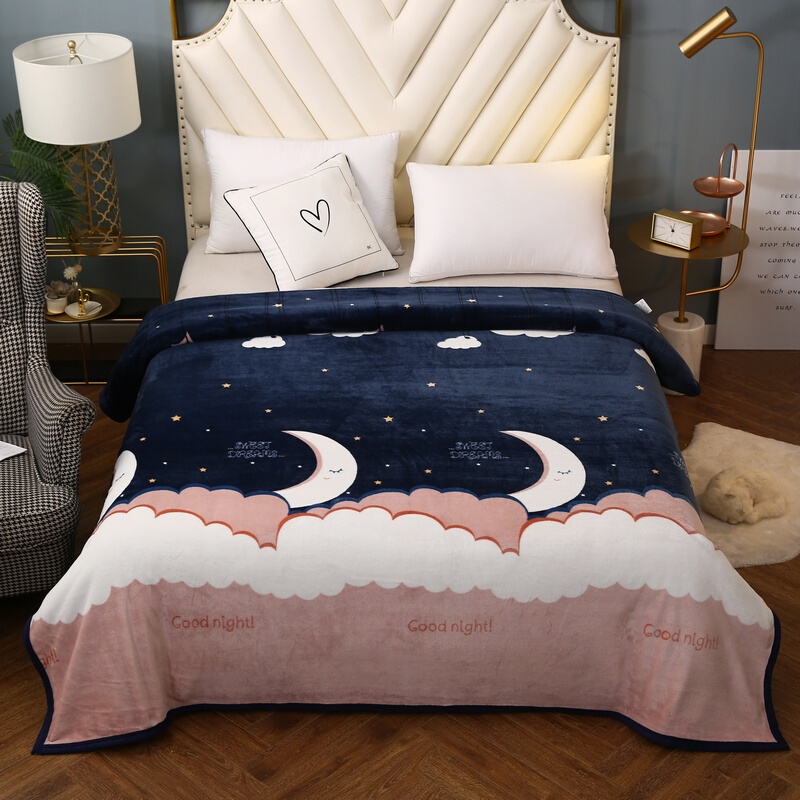 极速加绒珊瑚绒床单单件毛毯w加厚法兰绒被单冬季垫单双人毛绒单