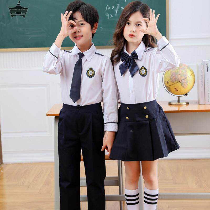 儿童合唱服背带裤小学生校服英伦风幼儿园园服班服诗歌朗诵演出服