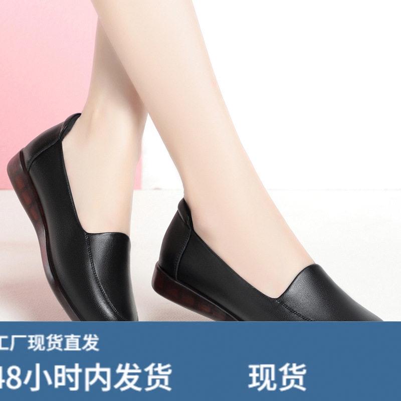 鞋工作跳舞鞋配旗袍鞋中老年妈妈高跟走秀鞋单鞋女鞋软底春秋