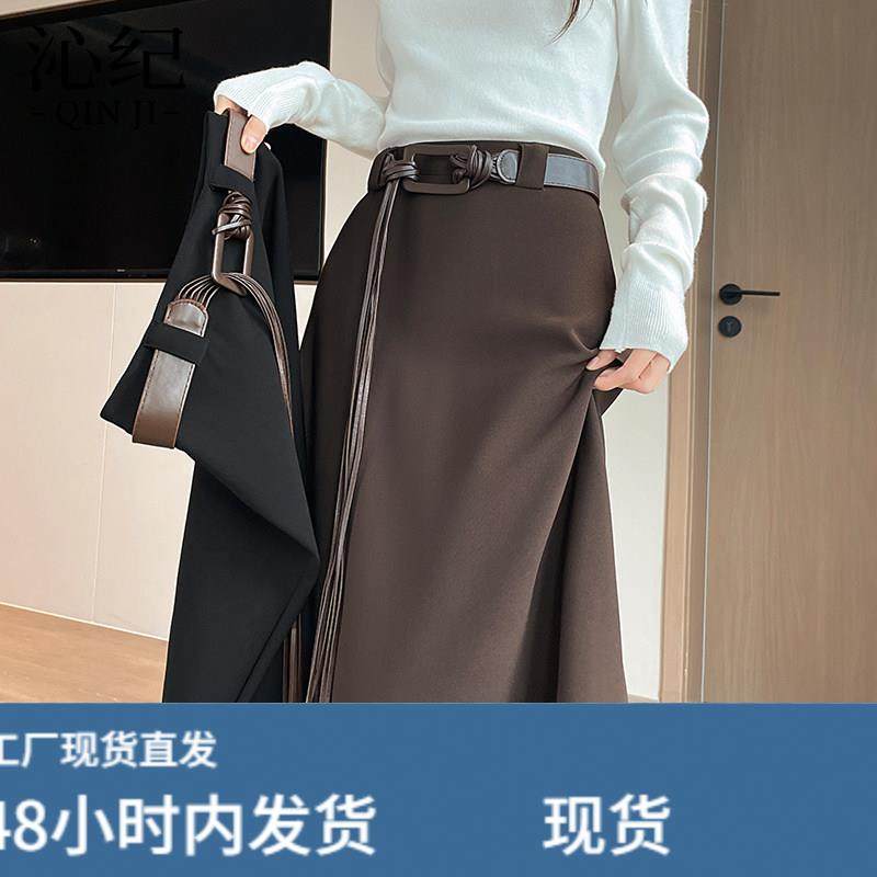 复古西装半身裙子女秋冬2026新款小个子高腰a字垂感长版大摆伞裙,运动/瑜伽/健身/球迷用品,瑜伽短裙,淘宝优惠券,粉丝福利购,淘宝优惠卷