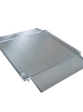 亚津全不锈钢电子地磅秤超低台面带引坡0.3-3t小地磅 工业平台秤