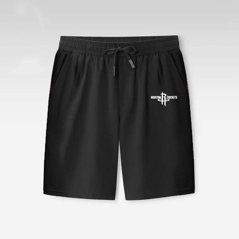 新款短裤男夏五分裤薄款休闲运动宽松沙滩裤冰丝冰凉裤子地摊货源