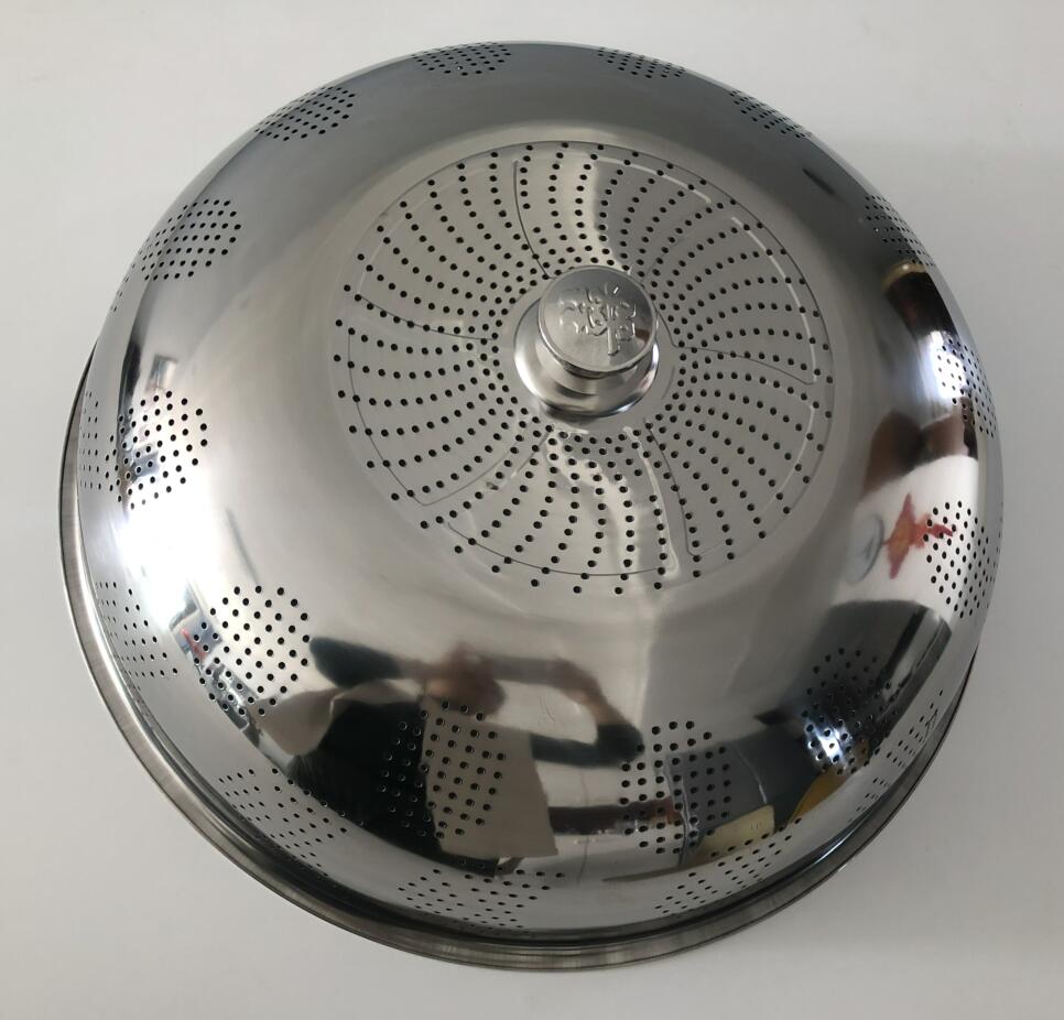 加厚不锈钢菜罩餐桌罩圆形食物饭菜家用防尘罩大号加大厨房餐厅盖