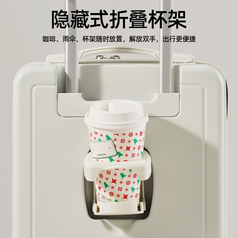 多功能行李箱18寸女迷你高颜值拉杆箱静音轮密码旅行箱16寸登机箱