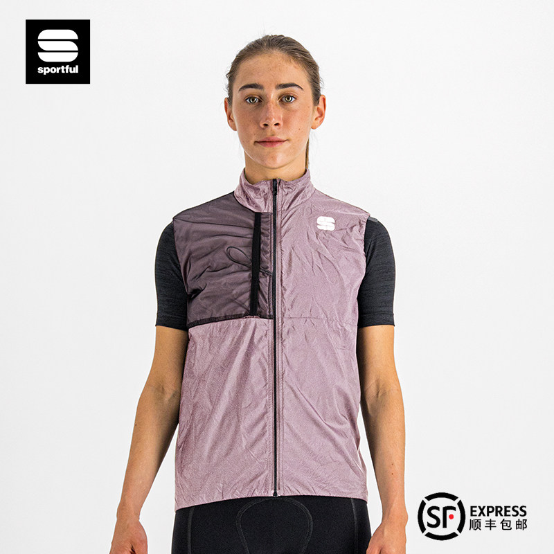 Sportful骑行服背心马甲女防水防风透气排汗口袋自行车公路春夏款