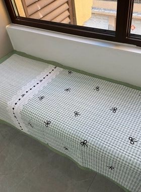 新款水洗棉床盖床上柔软透气学生宿舍床盖90*220cm宽边床单人床