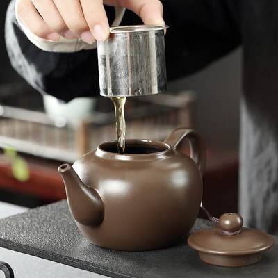 闽敏紫砂茶壶单壶大容量带过滤功夫茶具套装泡茶器全半手工茶壶